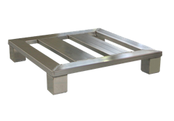 Aluminium Pallet H 600x800x150 mm