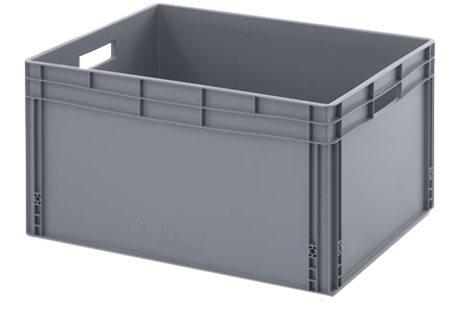 Plastic sales crate size