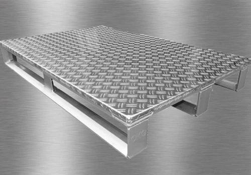 Aluminium pallet bulp top deck