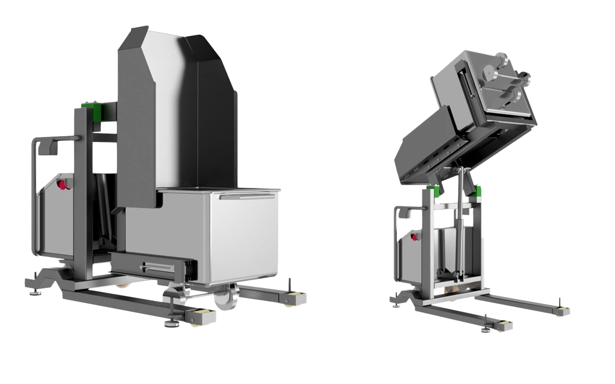 Tipper Store Machine TIPPERS AND LIFTS FOR THE FISH AND FOOD INDUSTRY. READ MORE...