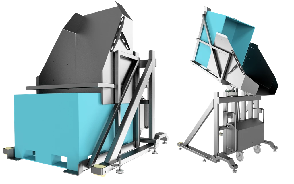 Tipper Store Machine TIPPERS AND LIFTS FOR THE FISH AND FOOD INDUSTRY. READ MORE...