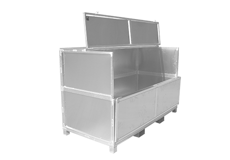 Aluminum Box Taylormade for both transporting and storage. Order in Webshop!