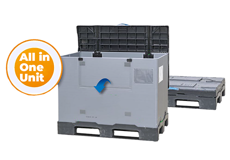 All In One Pallet container 1200x800x950 mm