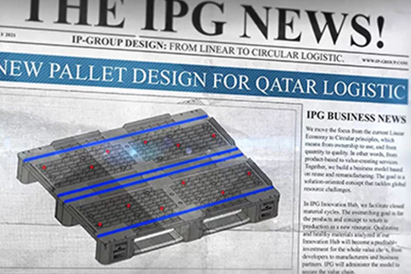 IPG Multiline Pallet Design for Qatar Logistic