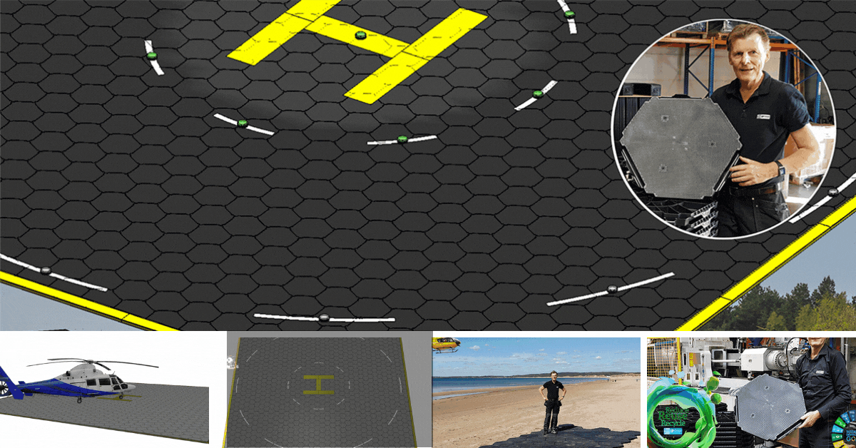 Helicopter Landing Pad is a unique landing field for Helicopters for