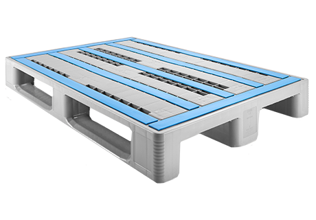 Plastic pallet IP-EUR-L1 - 1200x800