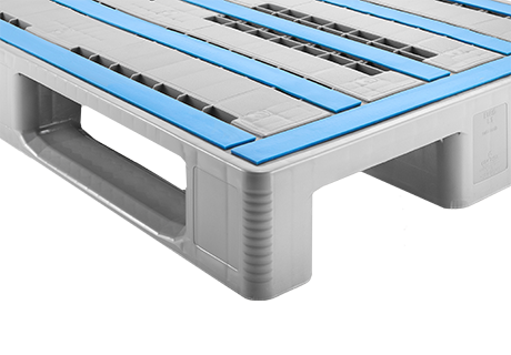 Plastic pallet IP-EUR-L1 - 1200x800