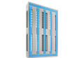 Plastic pallet IP-EUR-L1 - 1200x800