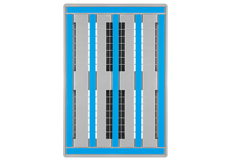 Plastic pallet IP-EUR-L1 - 1200x800