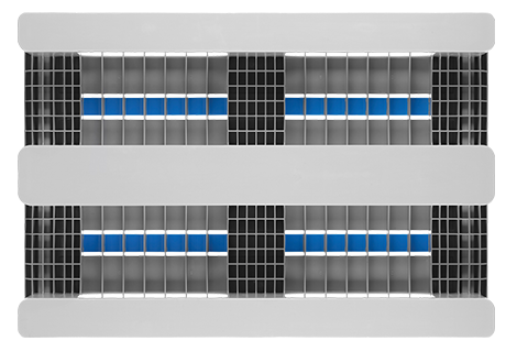 Plastic pallet IP-EUR-L1 - 1200x800