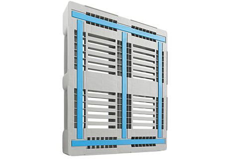 Plastic pallet IP-EUR-L3 - 1200x1000