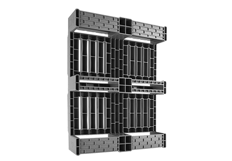 Plastic pallet IP-CR-2- 800x600