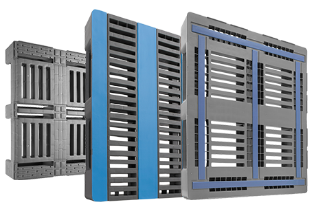 Plastic pallet for pooling