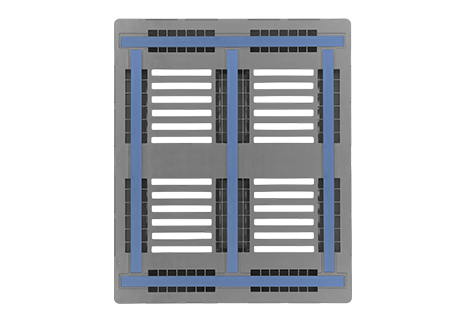Plastic pallet IP-CR-3- 1200x1000