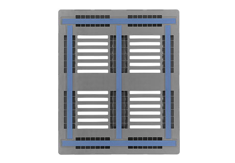 Plastic pallet IP-CR-3- 1200x1000
