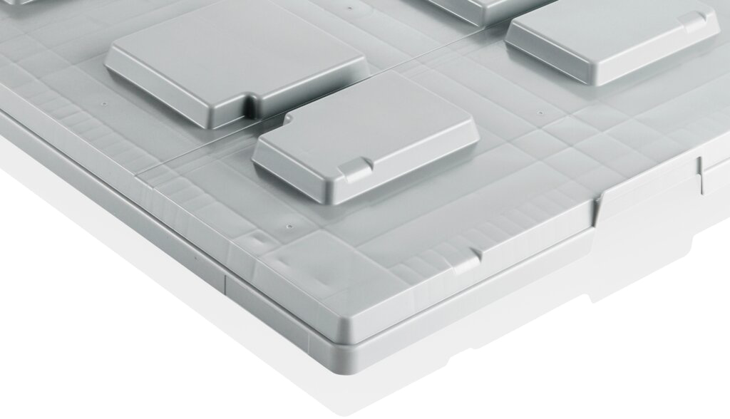 Plastic pallet lid 1200x800 mm