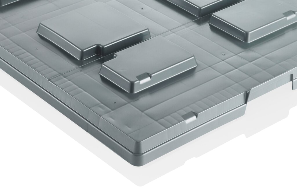 Plastic pallet lid 1200x800 mm