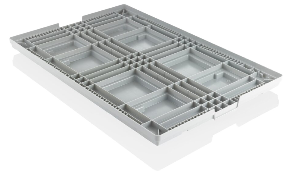 Plastic pallet lid 1200x800 mm