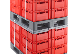 Plastic pallet lid 1200x1000 mm