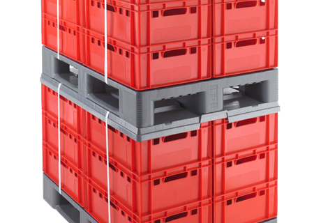 Plastic pallet lid 1200x1000 mm